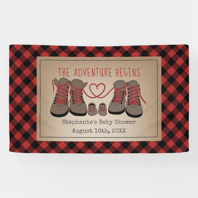 Lona Saltos de excursión Adventure Buffalo Plaid Baby S (Horizontal)