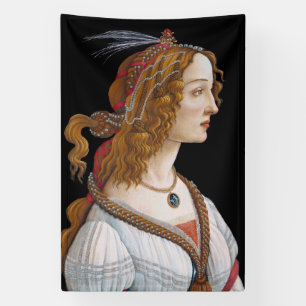 Lona Sandro Botticelli - Retrato de Simonetta Vespucci