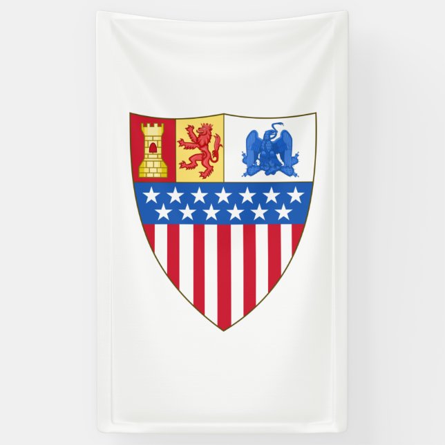 Lona Santa Fe, Nuevo México (Escudo de armas) (Vertical)