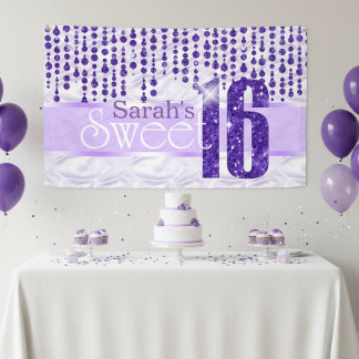 Lona Satin Jewel Dulces Dieciséis Purple ID260