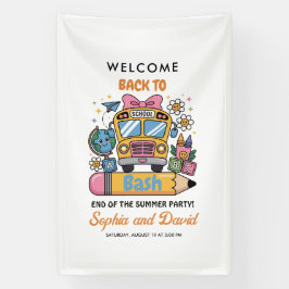 Lona School’s Back Bash! Editable End of Summer Party 