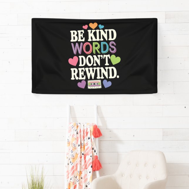 Lona Sé amable de decir que no te vuelvas gracioso (In situ)