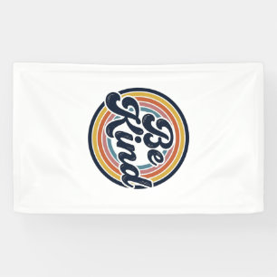 Lona Sé Amable Diseño Retro de Camiseta Vintage de Arco