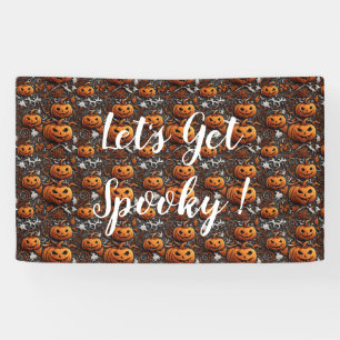 Lona Seamos espeluznantes - Halloween de Jack-O’-Lanter