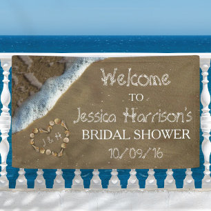 Lona Seashell Heart Beach Bridal Shower