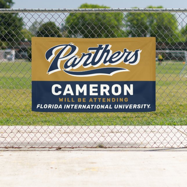 Lona Secuencia de comandos de Panthers FIU (In situ)