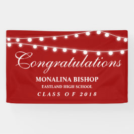 Lona Secuencia del rojo el | del graduado de la