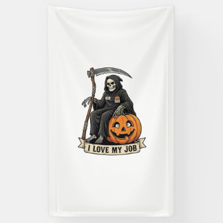 Lona Segador Amor Trabajo Halloween Calabaza Guadaña_1