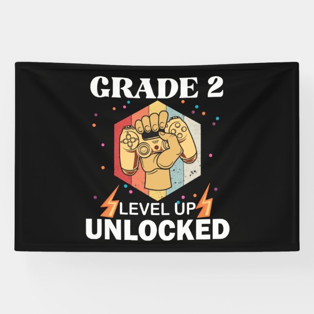 Lona Segundo Grado Desbloqueado Nivel De Vuelta A La Es (Horizontal)