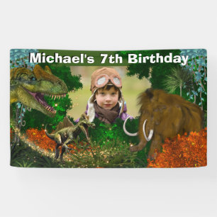 Lona Selva de dinosaurios Fotografía de mamut lana T-r