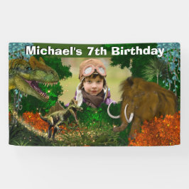 Lona Selva de dinosaurios Fotografía de mamut lana T-re