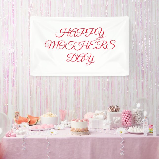 Lona Sencillo logo de personalizado minimalista elegant (Fiesta)