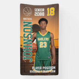 Lona Senior Basketball Custom Template Photo Sports