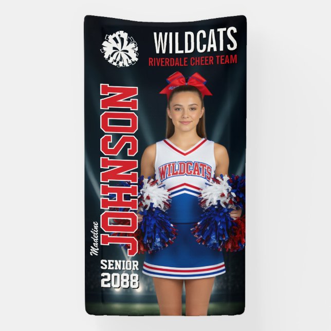 Lona Senior Cheer Custom Cheerleading Team Photo (Vertical)