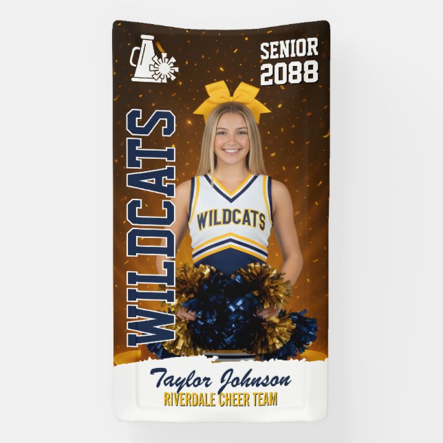 Lona Senior Cheer Team Custom Sports Photo Cheerleading (Vertical)