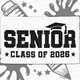 Lona Senior Class of 2026 Bold Graduation Typography