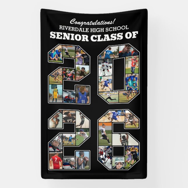 Lona Senior Class of 2026 Congratulations Photo Collage (Vertical)