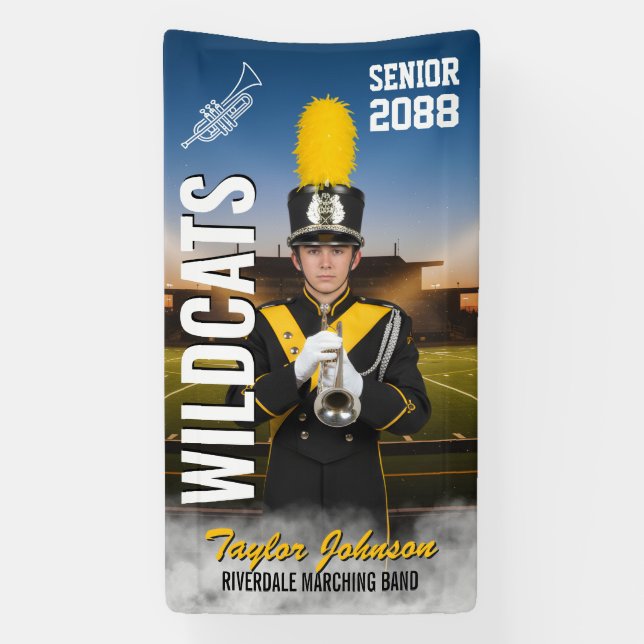 Lona Senior Marching Band Team Custom Sports Photo (Vertical)