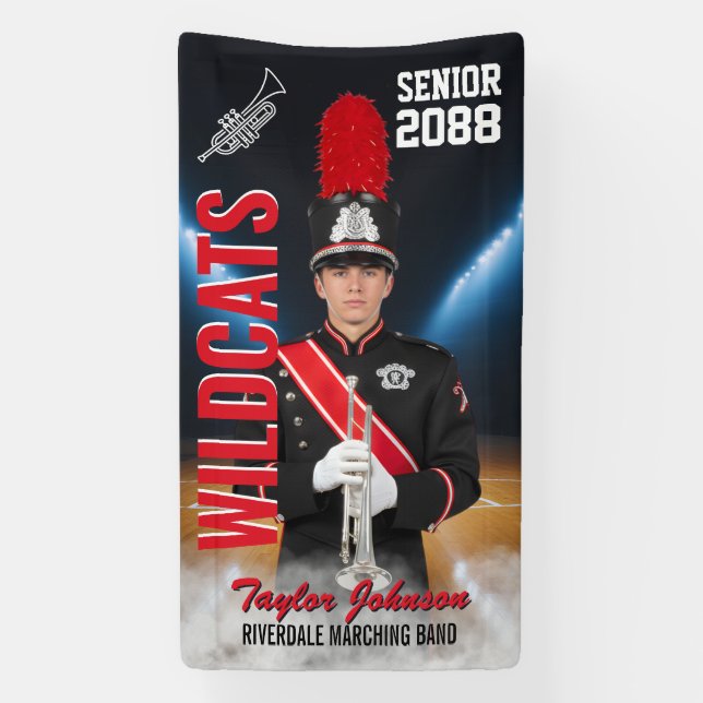 Lona Senior Marching Band Trumpet Sports Photo (Vertical)