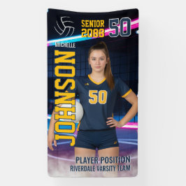 Lona Senior Volleyball Team Customized Portrait Photo