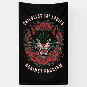 Lona Señoras Gatas sin Hijos Contra el Fascismo