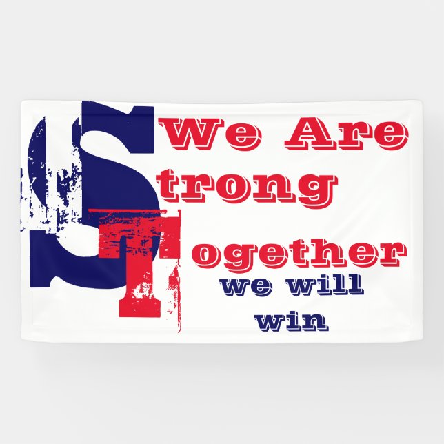 LONA SER AMÉRICA FUERTE (Horizontal)