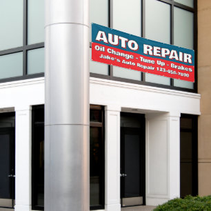 Lona Servicio de reparación de automóviles personalizad
