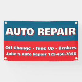 Lona Servicio de reparación de automóviles personalizad