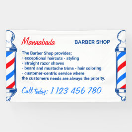 Lona Servicio de Suministro de Polo - Barbería de la Ma