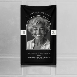 Lona Servicio Funerario/Commemorativo Fotográfico Minim