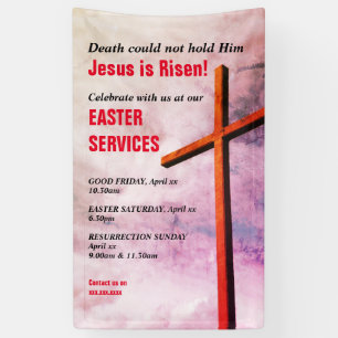 Lona SERVICIOS DE IGLESIA MÁS FÁCIL   Jesús está en pie