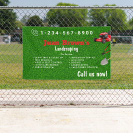 Lona Servicios de paisajismo | Cuidado de césped y dise