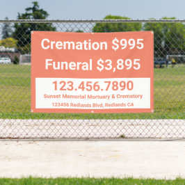 Lona Servicios funerarios de cremación personalizados