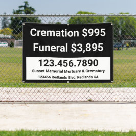 Lona Servicios funerarios de cremación personalizados