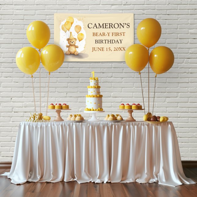 Lona Sexo de nacimiento del primer cumpleaños: oso amar (Subido por el creador)