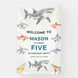 Lona Shark Splash 5th Birthday | Cute Ocean Kids