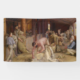 Lona Shearing the Rams (Arte Australiano) (Tom Roberts)