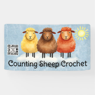 Lona Sheep crochet knitting craft show booth display