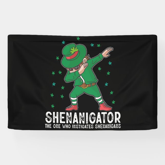 Lona Shenanigator Dabbing St Patrick's Day Shenanigans (Horizontal)