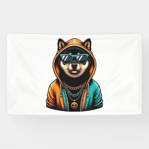 Lona Shiba Inu en Streetwear Hoodie