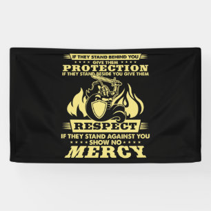 Lona Si están detrás de ti, ten protección