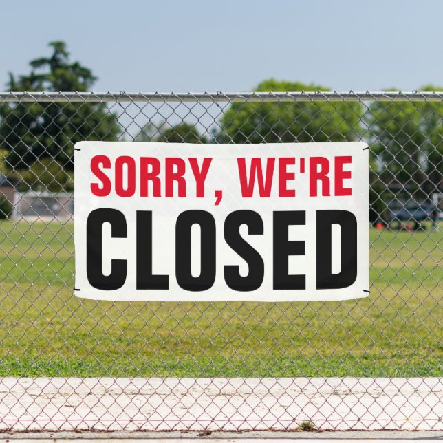 Lona Siento que estemos cerrados - Personalizado profes (in situ)