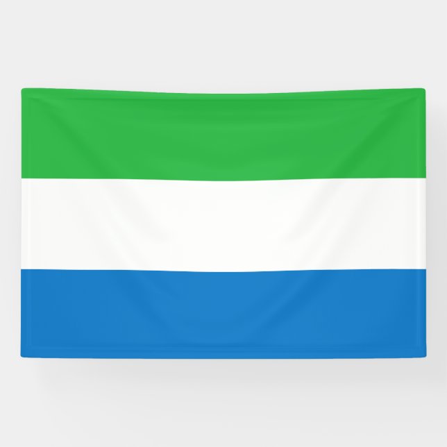 Lona Sierra Leone Flag (Horizontal)