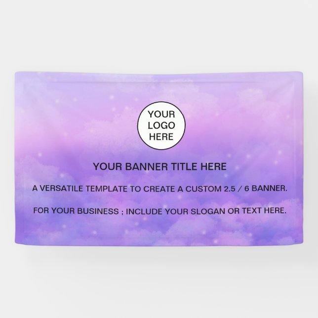 Lona Signo de negocio holográfico Sparkle Opal Iricent (Horizontal)