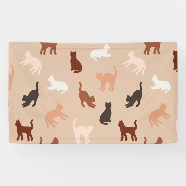 Lona Silhouette de gato (Horizontal)