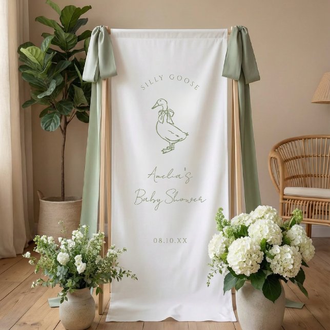 Lona Silly Goose Gender Neutral baby shower (Subido por el creador)