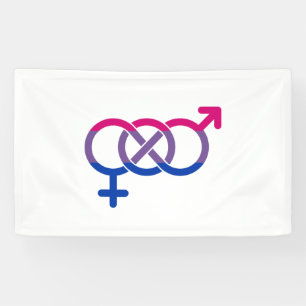 Lona Símbolo de género bisexual
