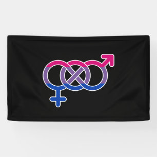 Lona Símbolo de género bisexual