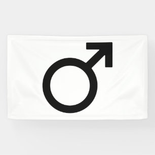 Lona Símbolo de género masculino