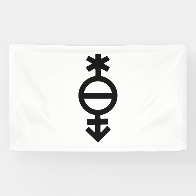 Lona Símbolo de género pangénero (Horizontal)